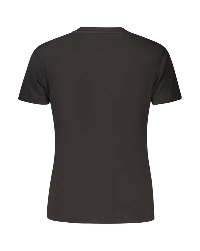 Tommy Hilfiger Logo-Embroidered Cotton-Viscose T-Shirt — Black Black
