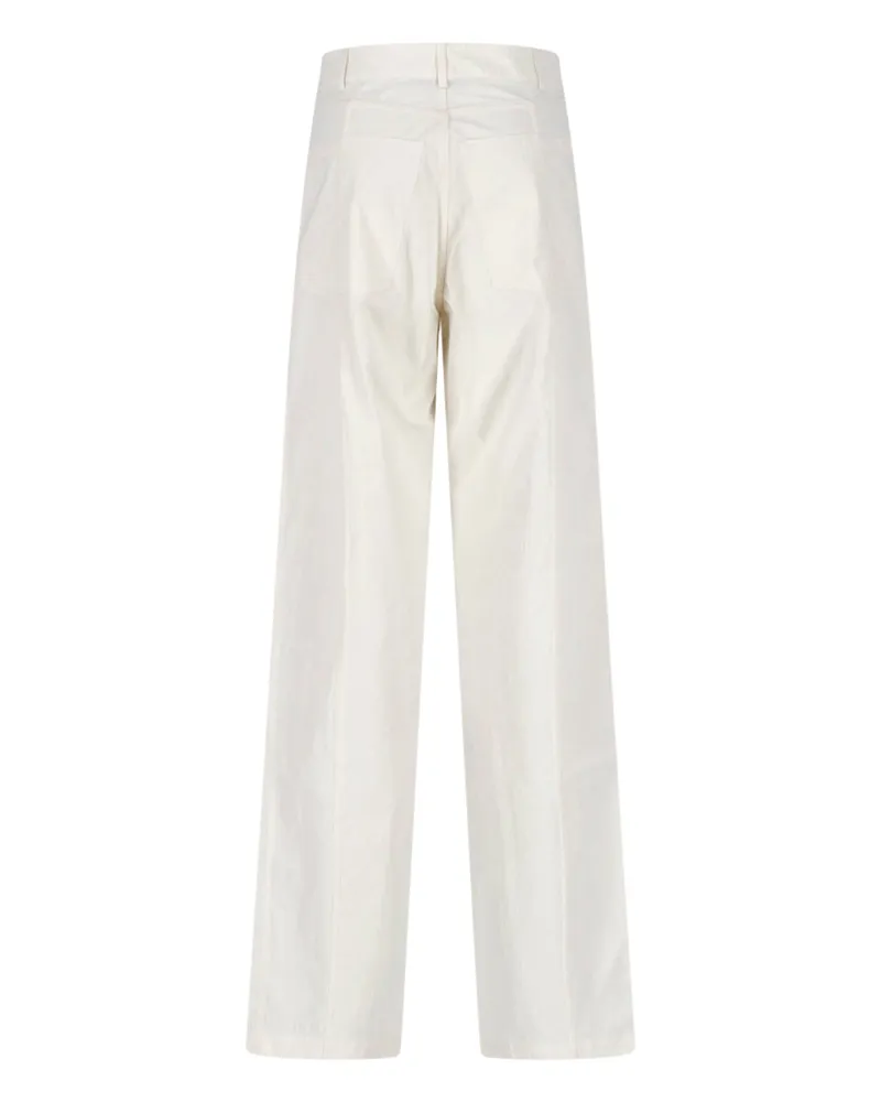 Paloma Wool Women's Trousers White Polyester White