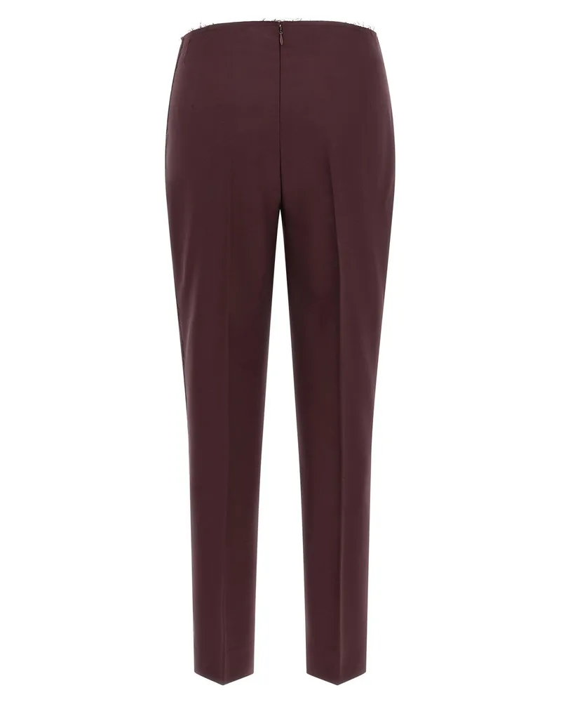 Gianluca Capannolo Lea Trousers — Burgundy Burgundy