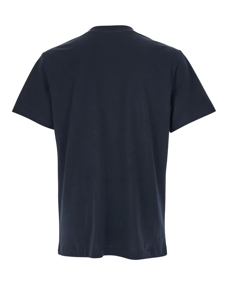 A.P.C. Women T-Shirt Crew-Neck Blue Cotton Organic T-Shirts & Jerseys Blue