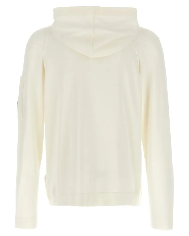 C.P. Company Men's White Cotton Sweatshirt Clothing White