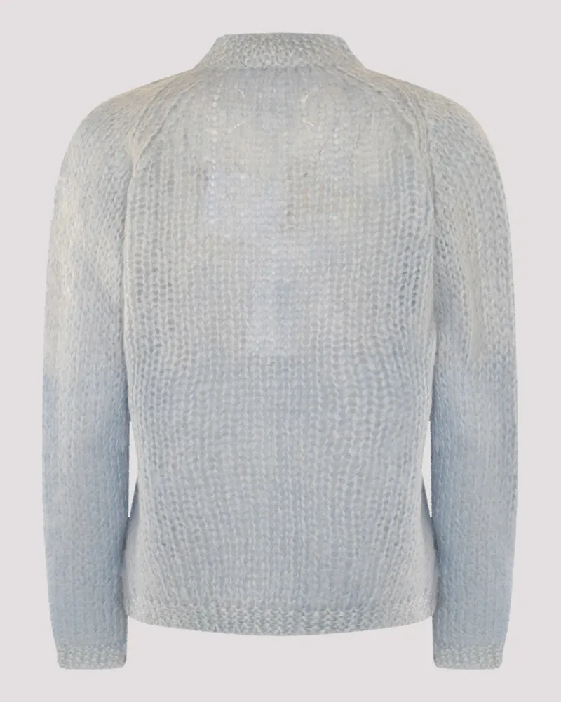 Maison Margiela Women Sweaters Baby Blue _wm Pa Blue