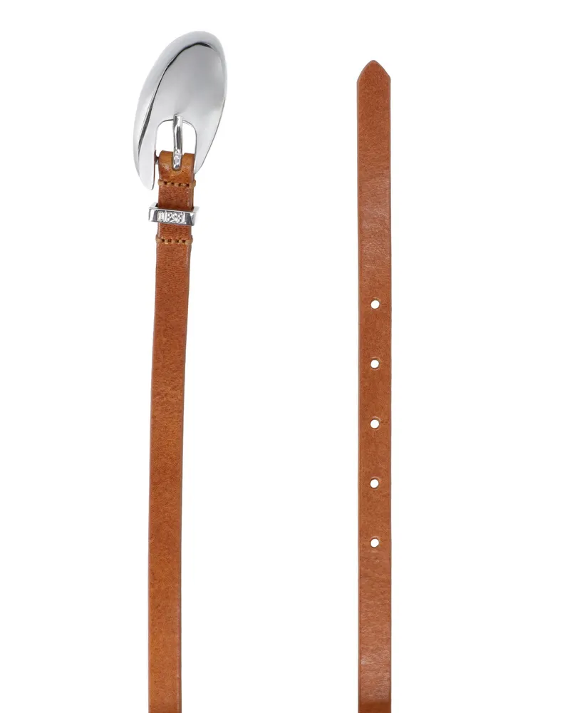 Diesel Women's Belts Brown Leather Brown