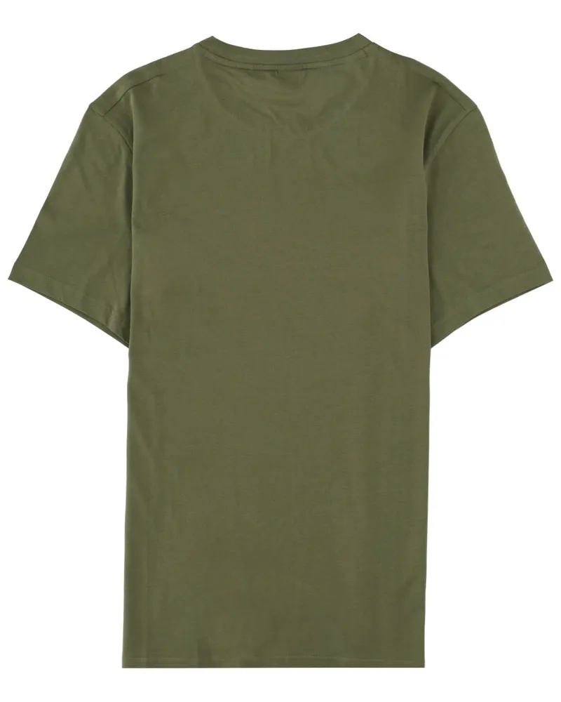 HUGO BOSS Logo-Embroidered Cotton T-Shirt — Green Green