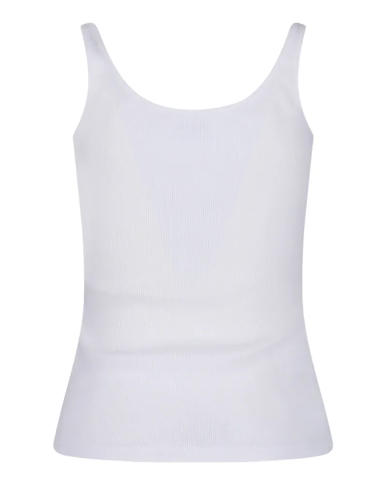 OFF-WHITE Women's Top White Cotton White