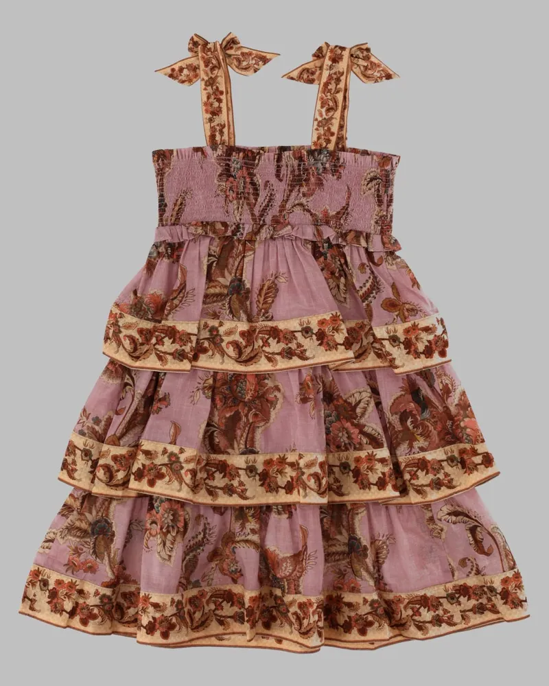 Zimmermann Aster Dress — Multicolor Multicolor