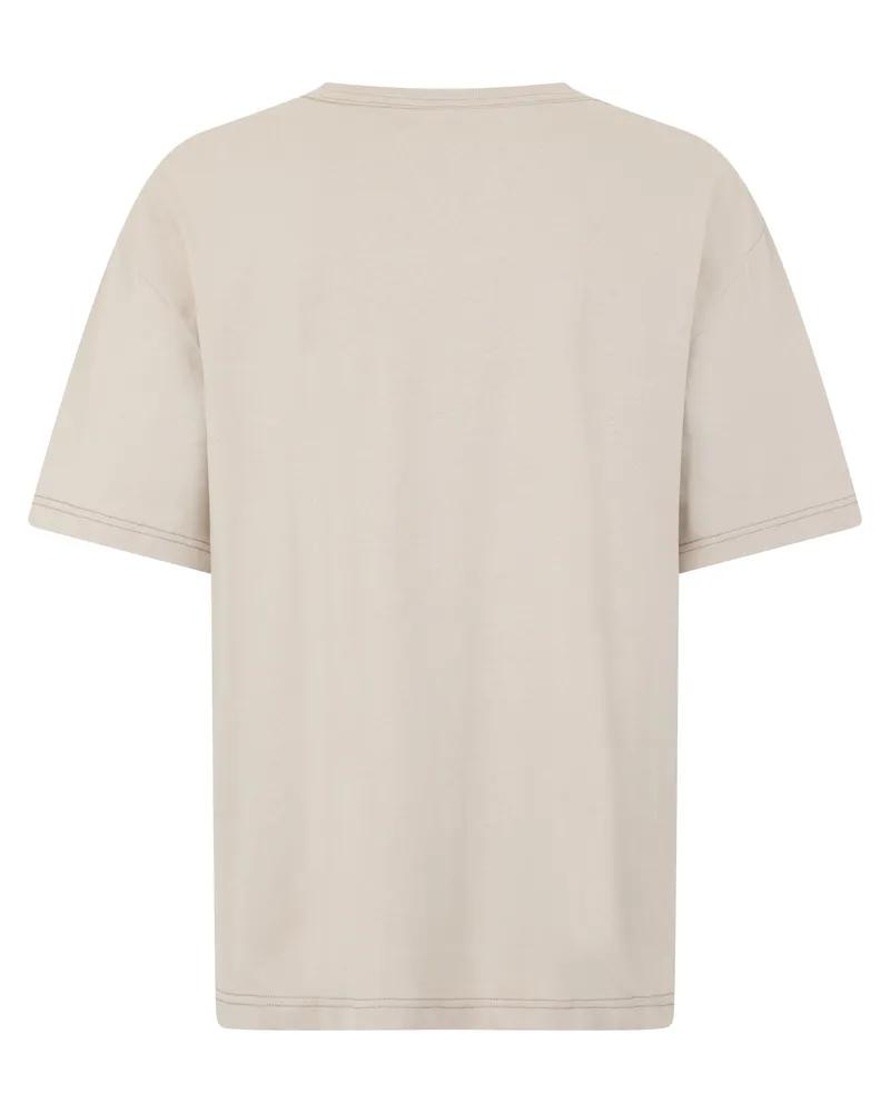 Christophe Lemaire Cotton-Linen T-Shirt — Beige Beige