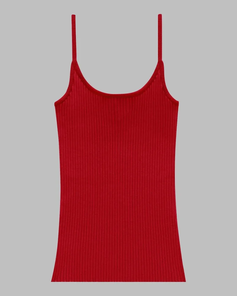 Courrèges Tank Top — Red Red