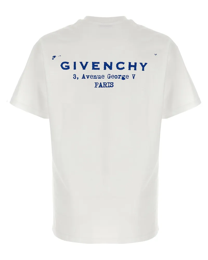 Givenchy Logo Print T-shirt — White White