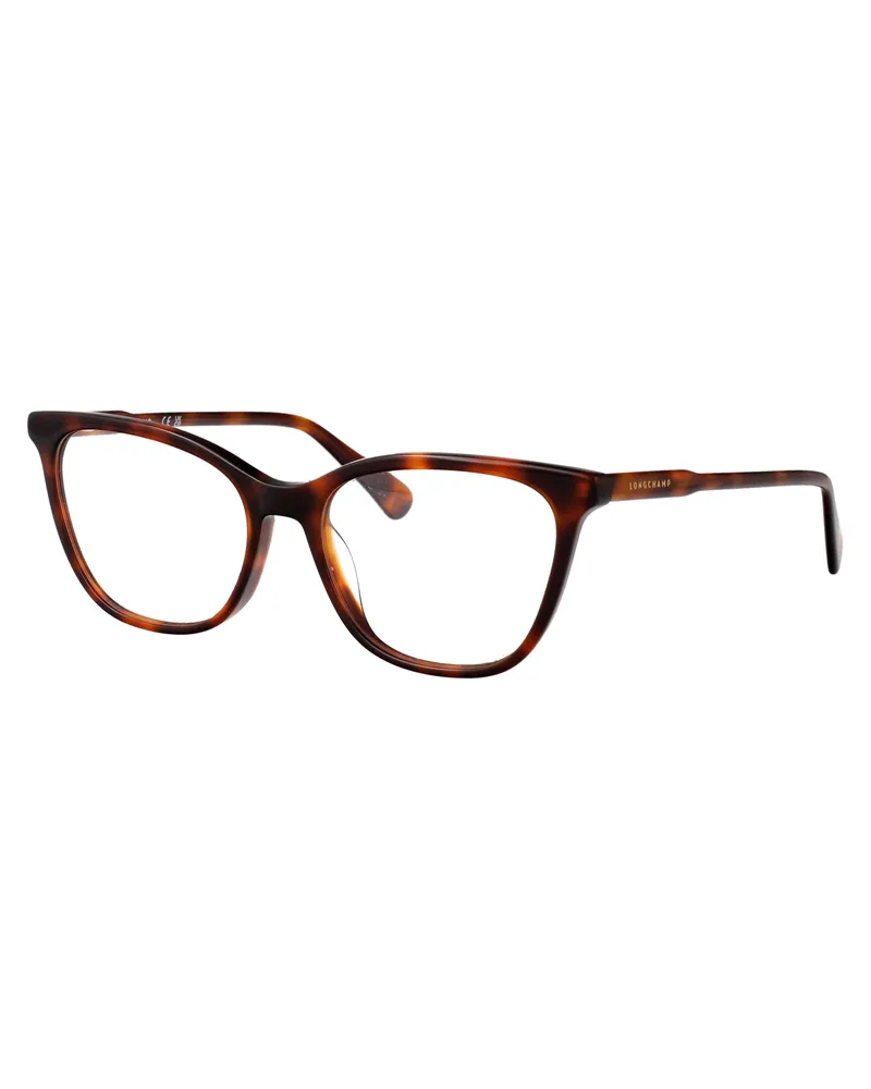 Longchamp Women's Optical Sunglasses Brown Acetate Glasses & Frames Tortoiseshell