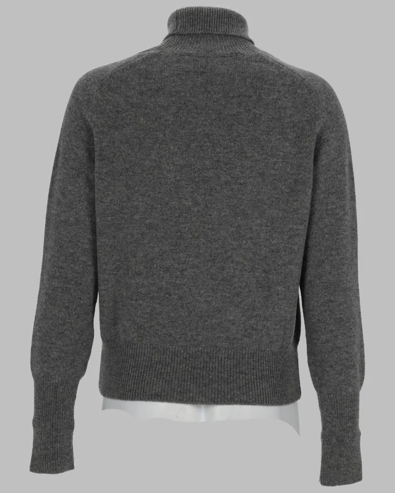 Victoria Beckham Marie Sweater — Gray Gray