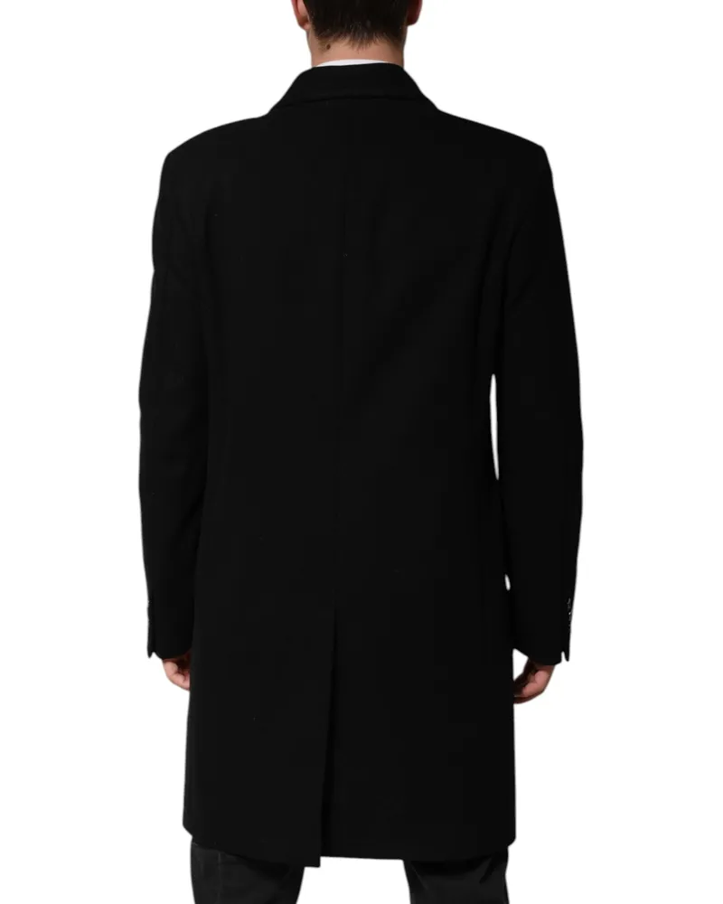 Dolce & Gabbana Heraldic Patch Single-Breasted Blazer — Black Black
