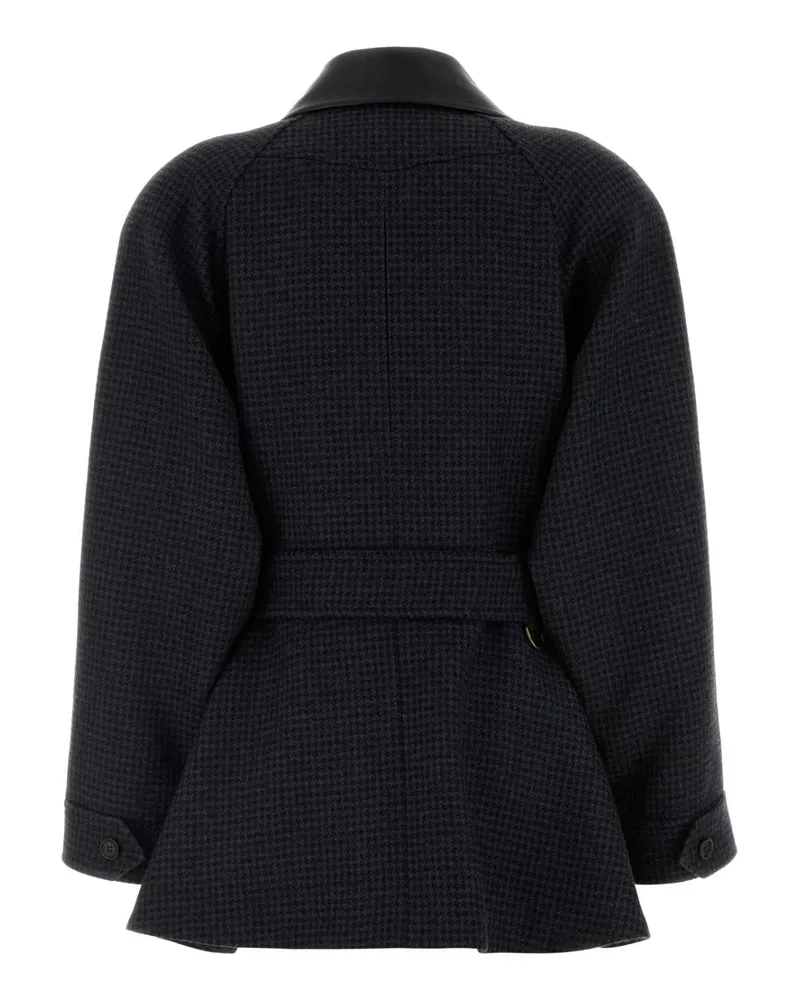 Chloé Women's Wool Coat Black Virgin Black