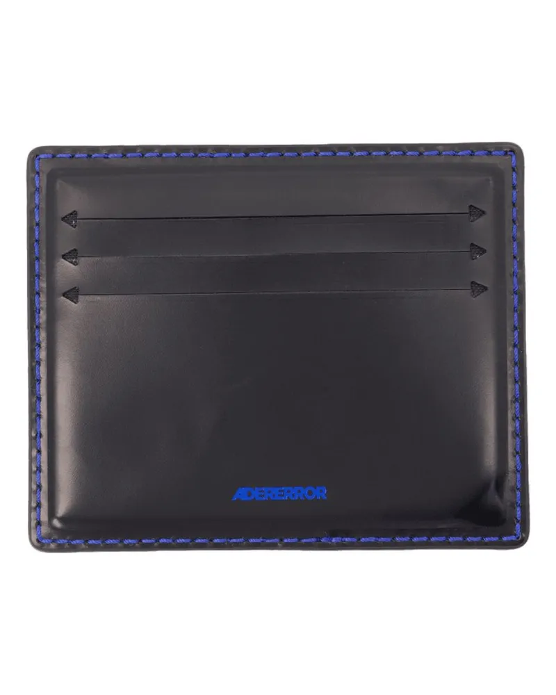 Adererror Unisex Card Holder -  Leather Black Calfskin Accessories Card-Holder Black