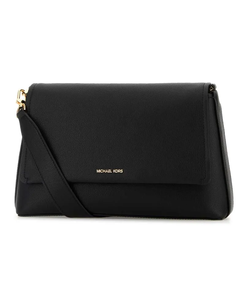 Michael Kors Women's Black Leather Nessa Crossbody Bag Cow Borse A Tracolla Black