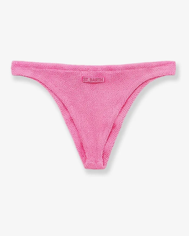 MC2 Saint Barth Women's Bikini Bottom Pink Polyamide Swimwear Sea Clothing Pink