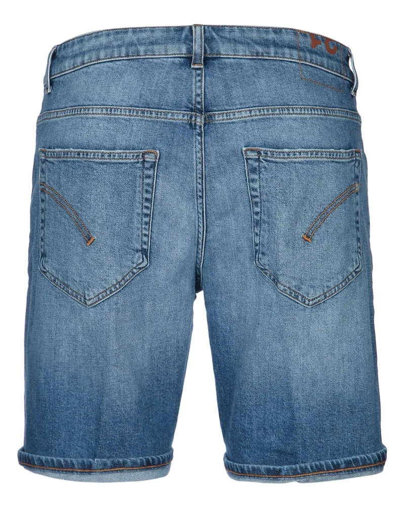 Dondup Men's Bermuda Derick Blue Co Gots Ea Short Blue