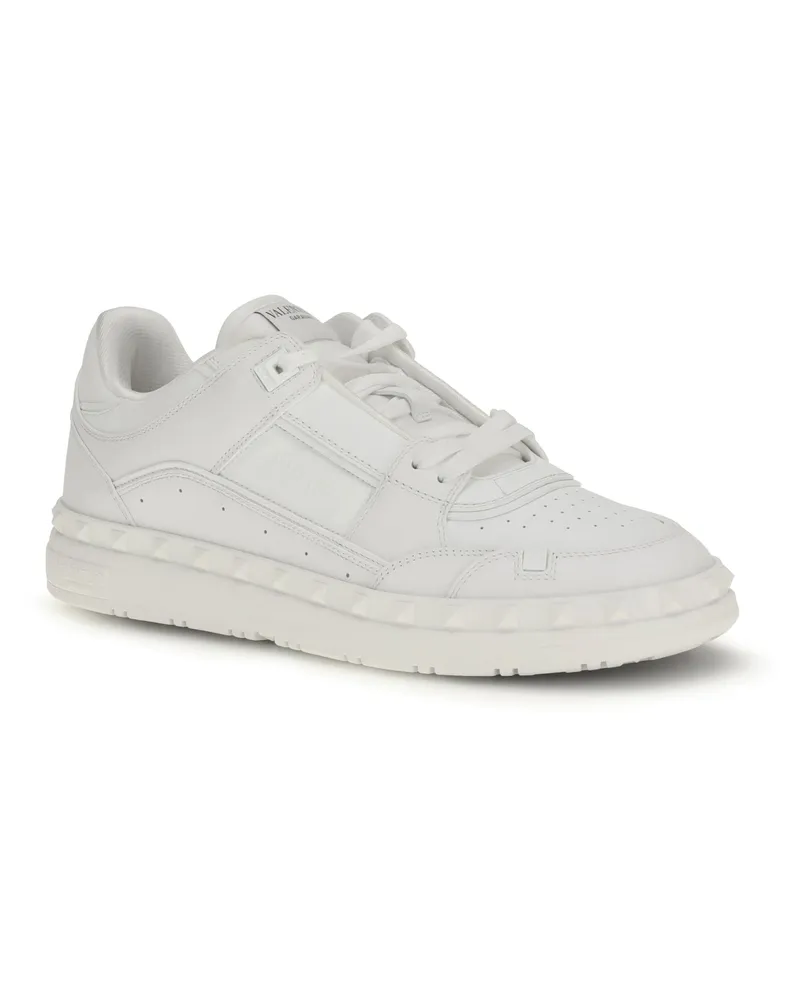 Valentino Garavani Men's Low Top Freedots Sneakers Bianco-Bianco-Bianco-Bianco Bianco/bianco/bianco/bianco White