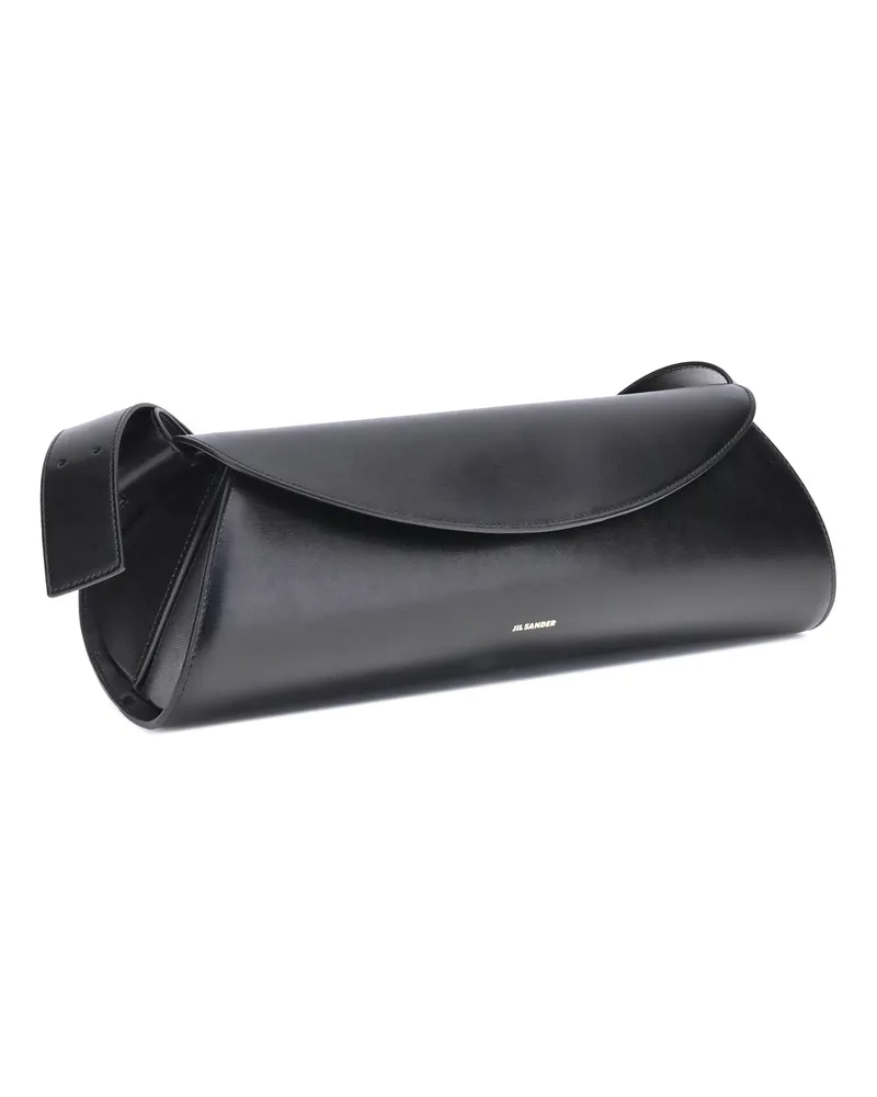 Jil Sander Cannolo Shoulder Bag — Black Black