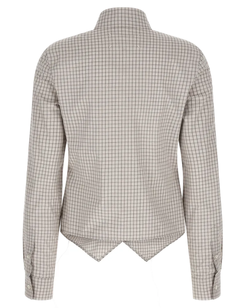 Maison Margiela Women's Beige Cotton Blouse Beige