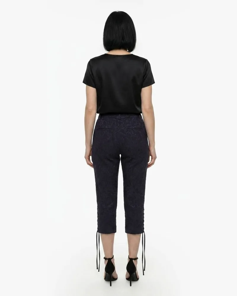 Dolce & Gabbana Women's Blue Cotton Joggers (workout Pants Navy