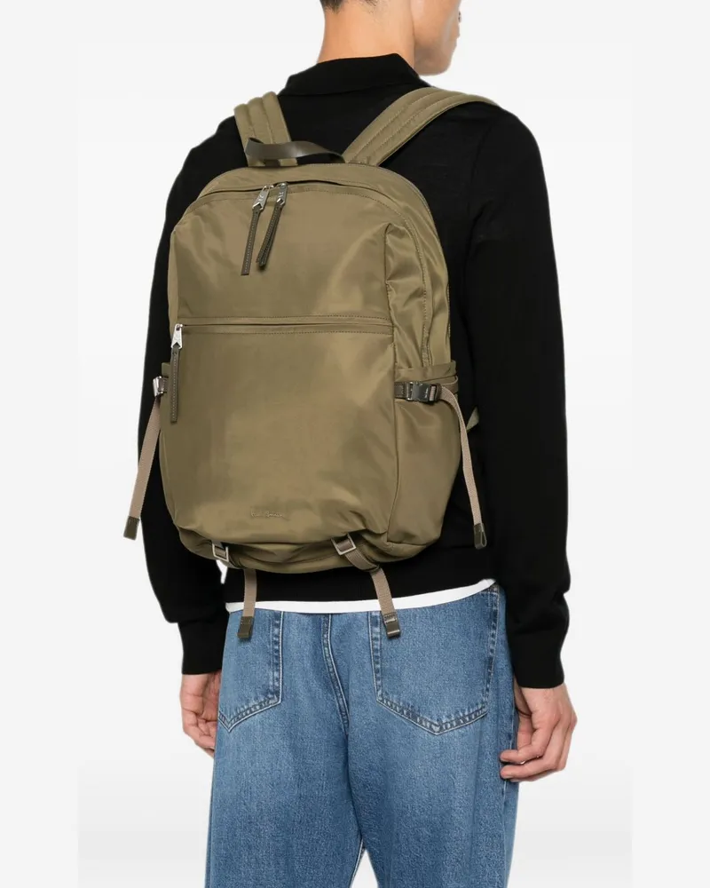 Paul Smith Recycled Nylon Backpack — Olive Olive