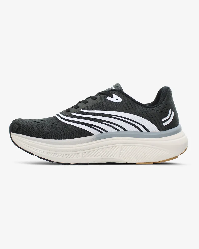 Fessura Women's Speed 01 11 Black White Running Sneakers Black