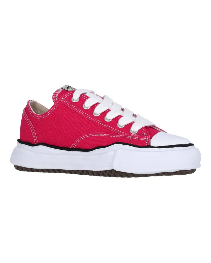 MIHARAYASUHIRO Unisex Sneakers Red Upper: Cotton Red