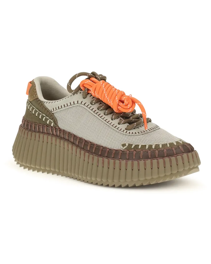 Chloé Women's Nama Sneakers Army Green Green