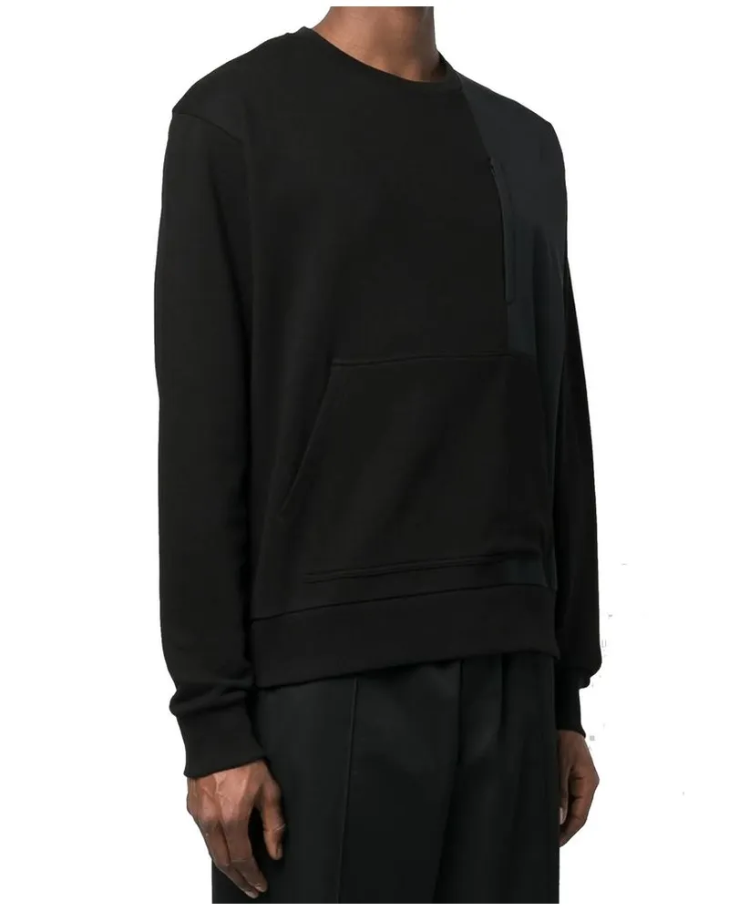 Herno Men's Black Cotton Sweatshirt Clothing Black