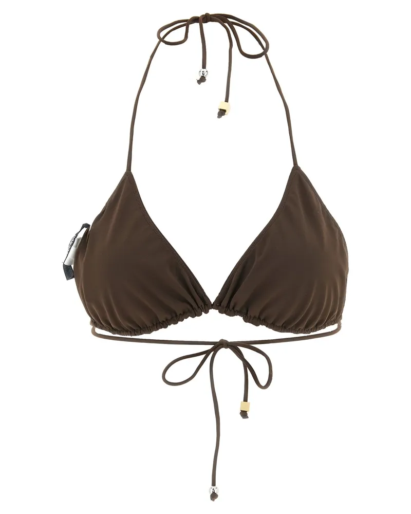 Jacquemus Women's Brown Polyamide Bikini Clothing Brown