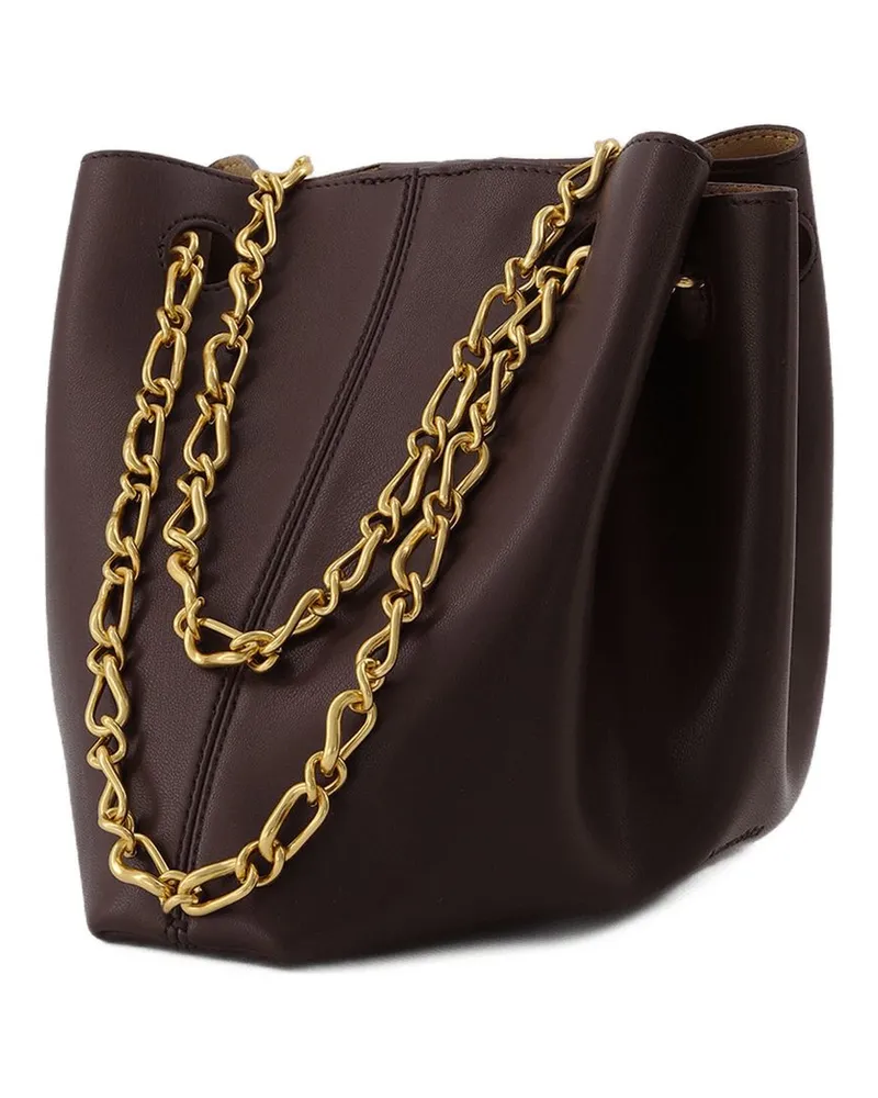 Nanushka Women's Gather Bucket Bag Brown Brown