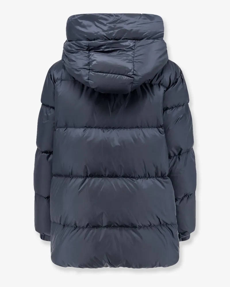 Max Mara Women's Down Jacket Seia The Cube Blue Polyester Blue