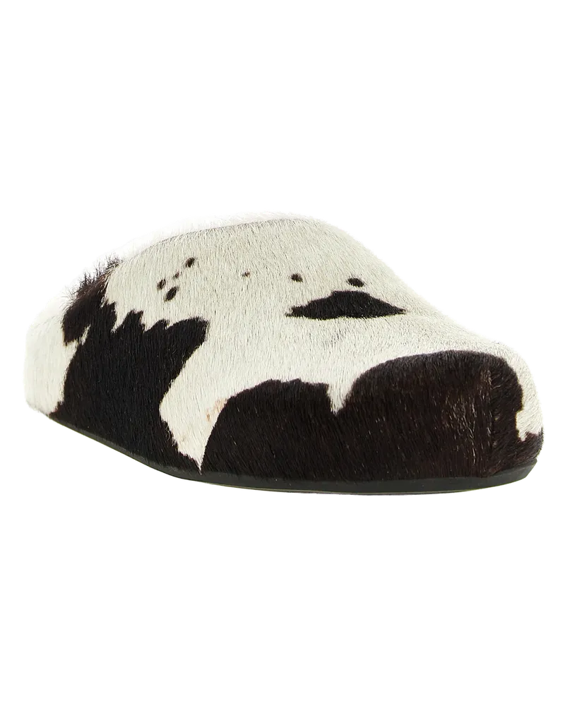 Marni Men's Multicolor Calfskin Clogs Shoe Multicolor