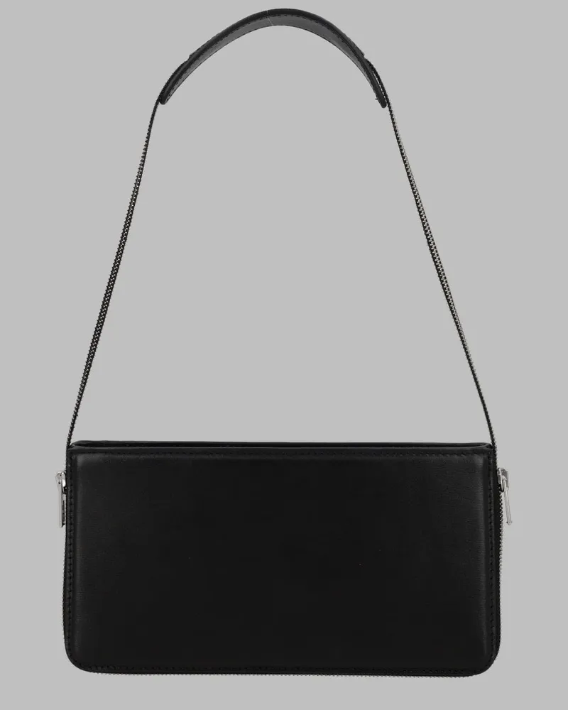 Alexander Wang Women's Mini Pouch Siren Black Leather Cow Shoulder Bags Black