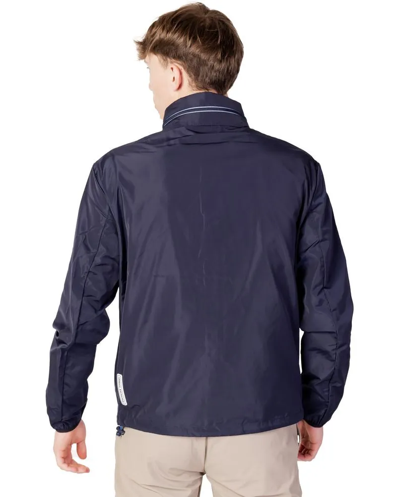 Armani Exchange Lightweight Polyester Shell Jacket — Navy Navy