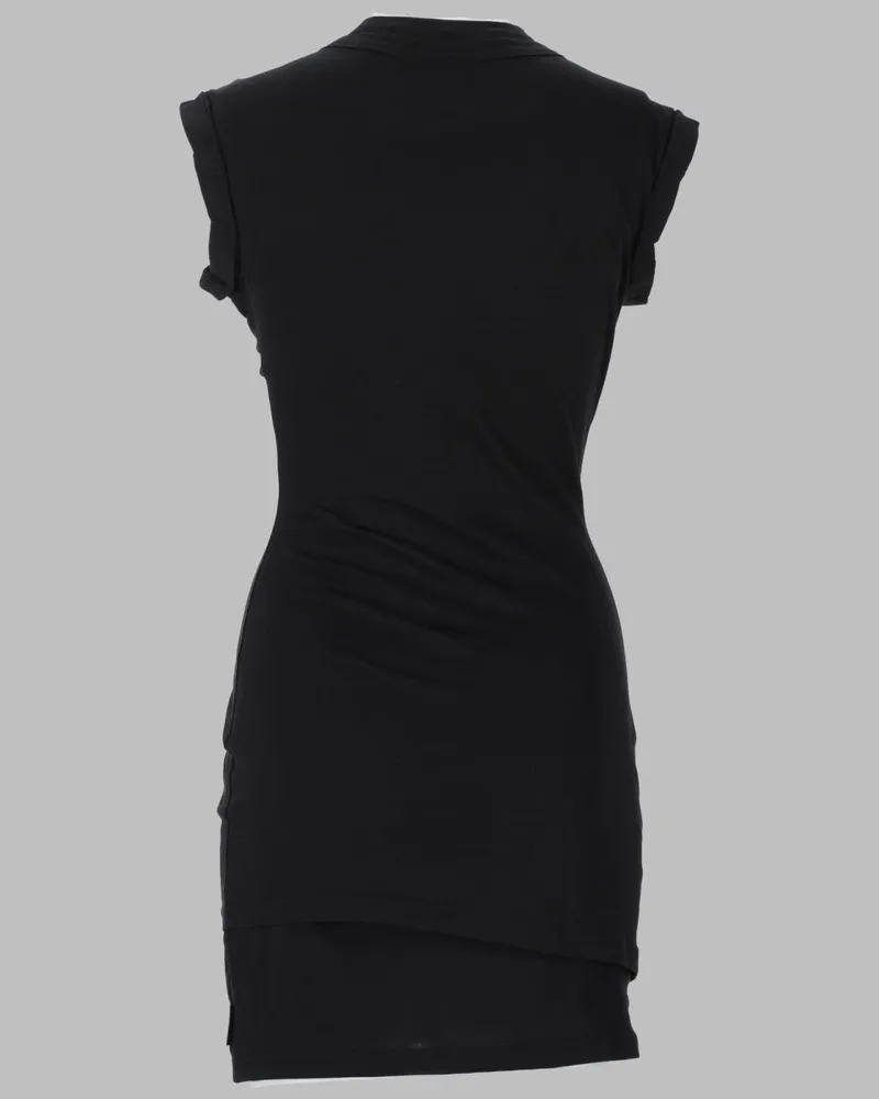 Alexander Wang Twisted Cotton Dress — Black Black