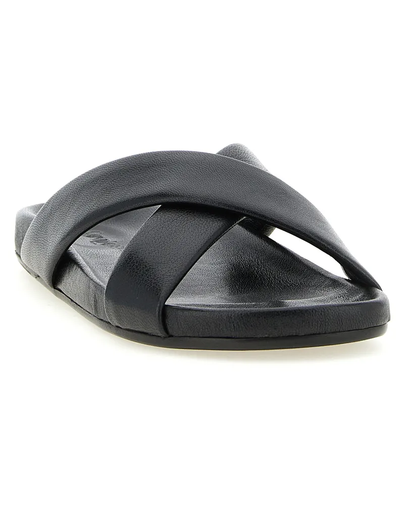 Saint Laurent Nichols Sandals — Black Black