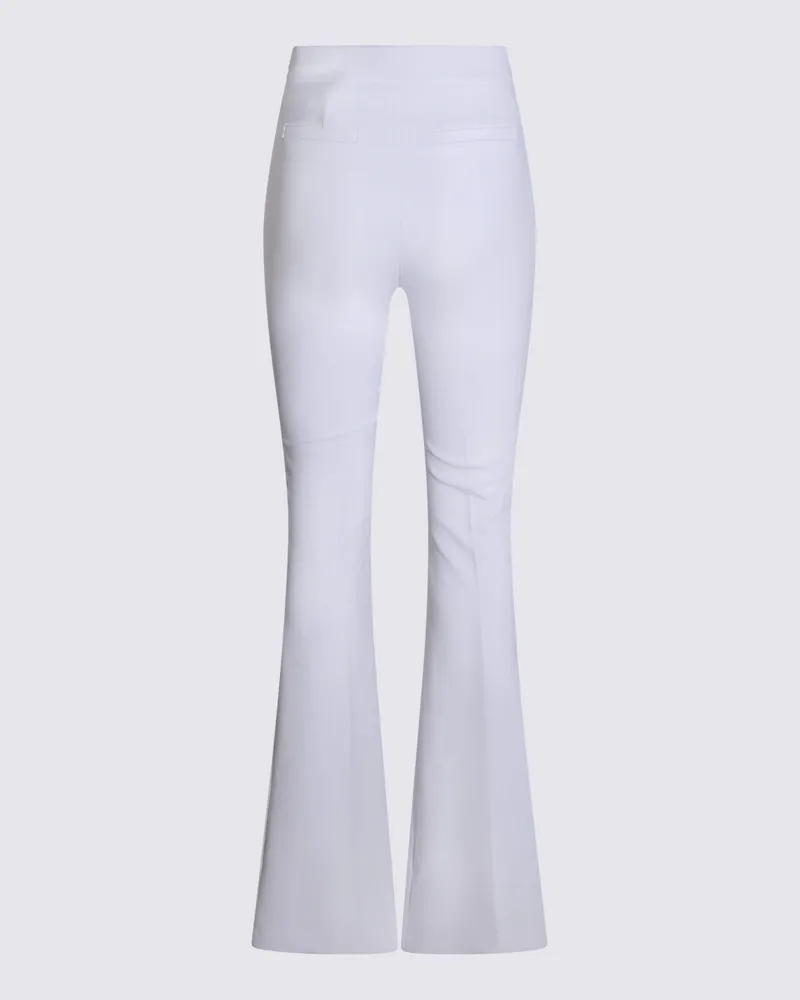 Elisabetta Franchi Women's Trousers Avorio Plea White