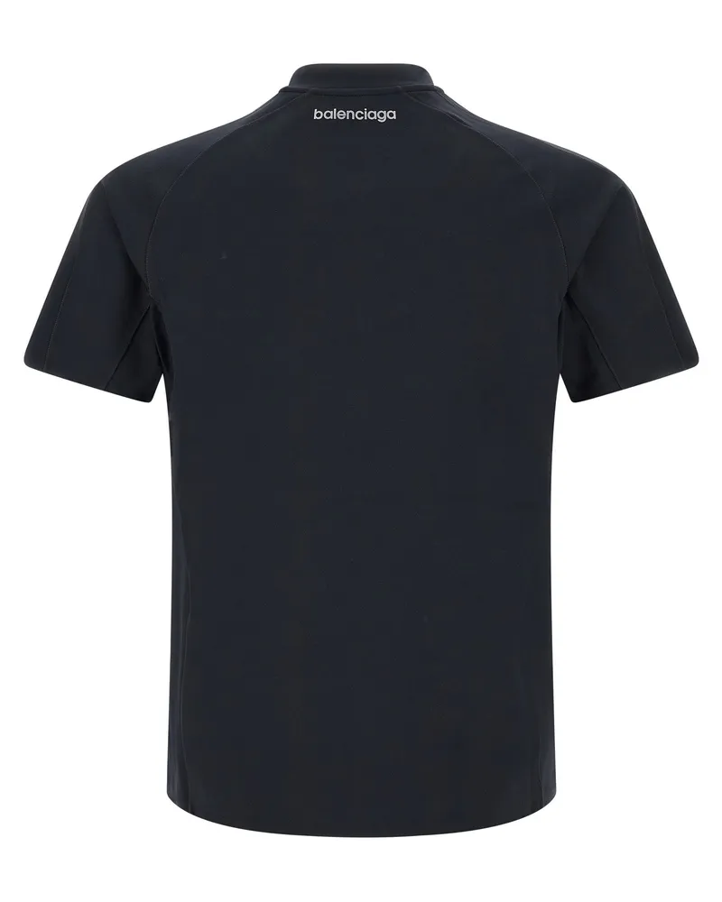 Balenciaga Techwear Logo T-shirt — Navy Navy