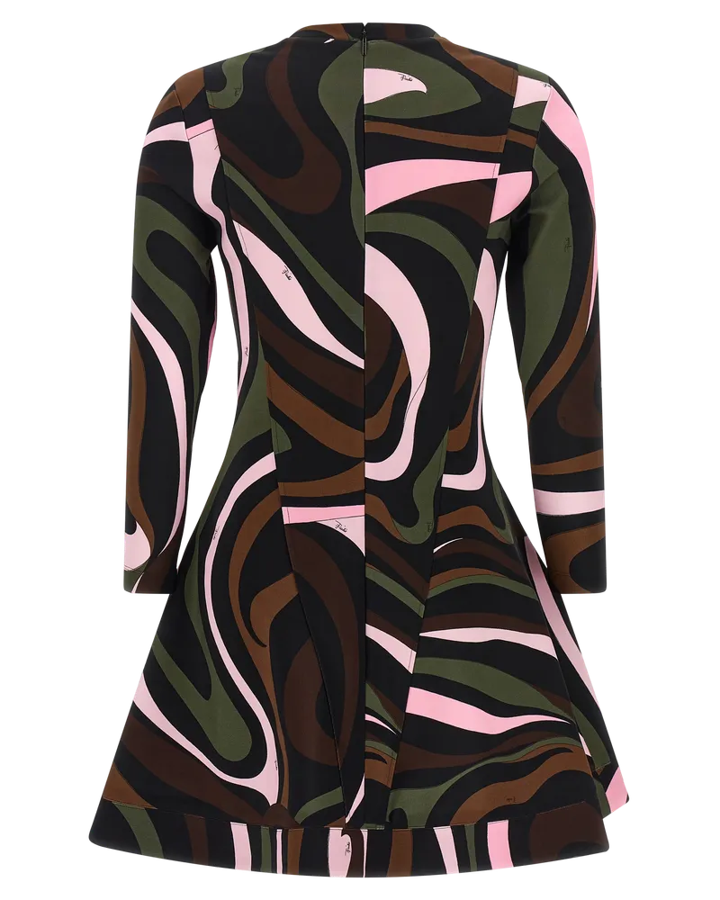 Emilio Pucci Marmo Dress — Multicolor Multicolor