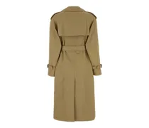Beige Exterior: Cotton Trench Coat