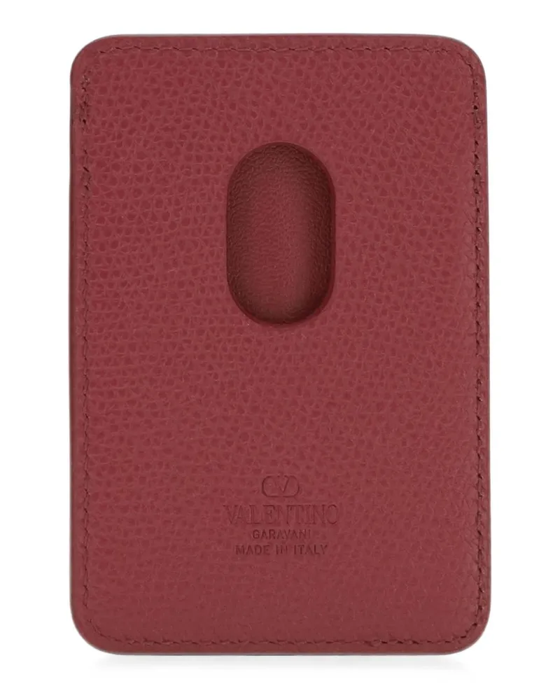 Valentino Garavani VLogo Card Case — Burgundy Burgundy