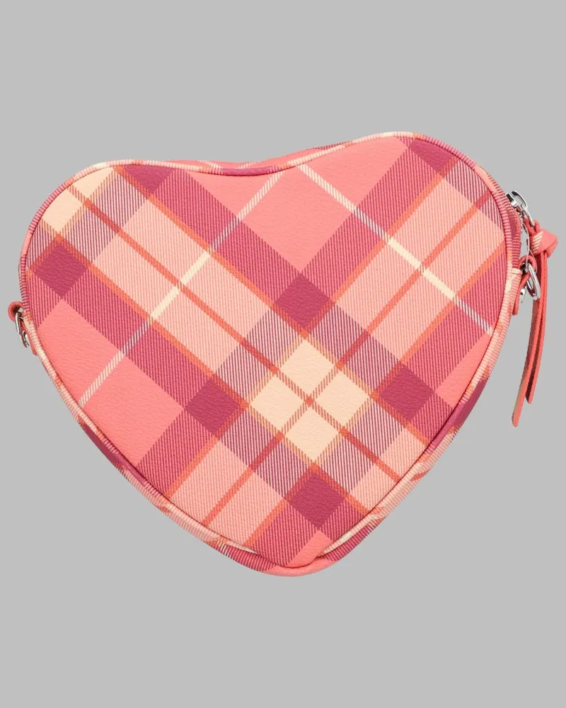 Vivienne Westwood Alexa Heart Synthetic Shoulder Bag — Pink Pink