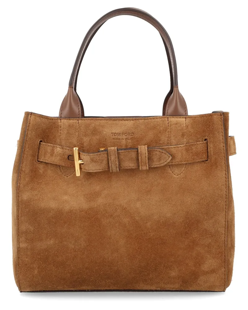Tom Ford Women's Brown Leather Small Audrey Bag Handbags Hand Brown