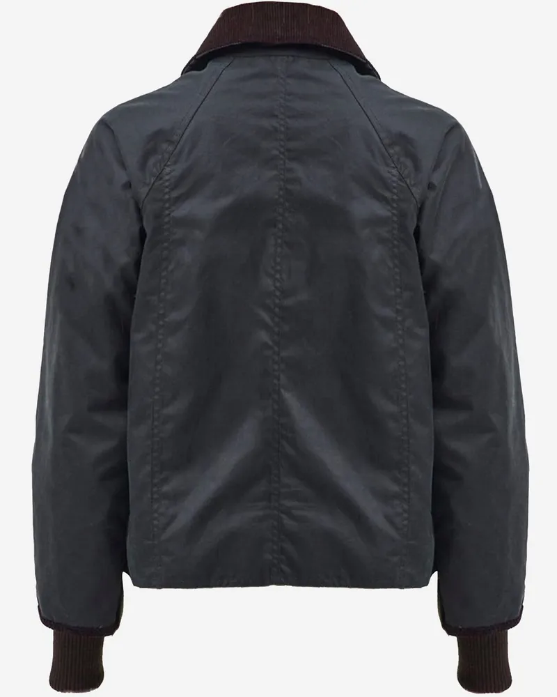 Barbour Women's Waxed Cotton Jacket Military Green Black