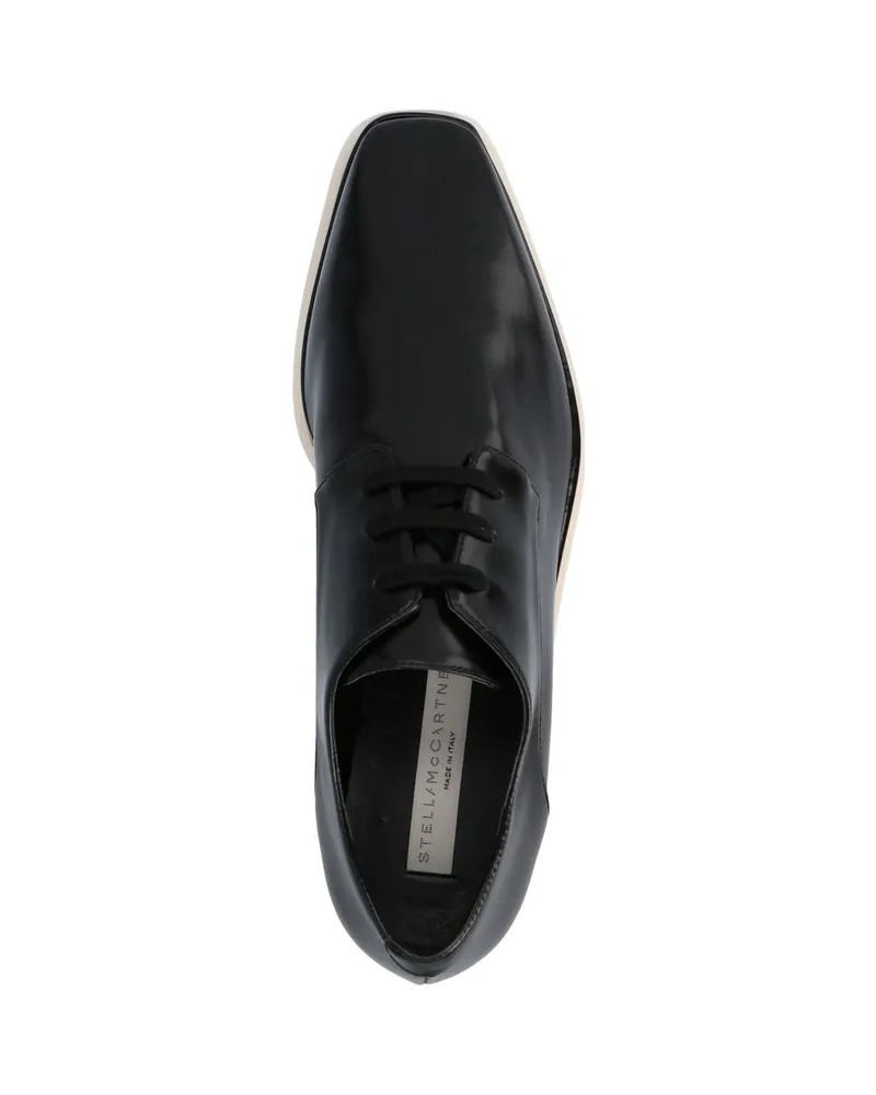 Stella McCartney Platform Wedge Platform Oxford — Black Black