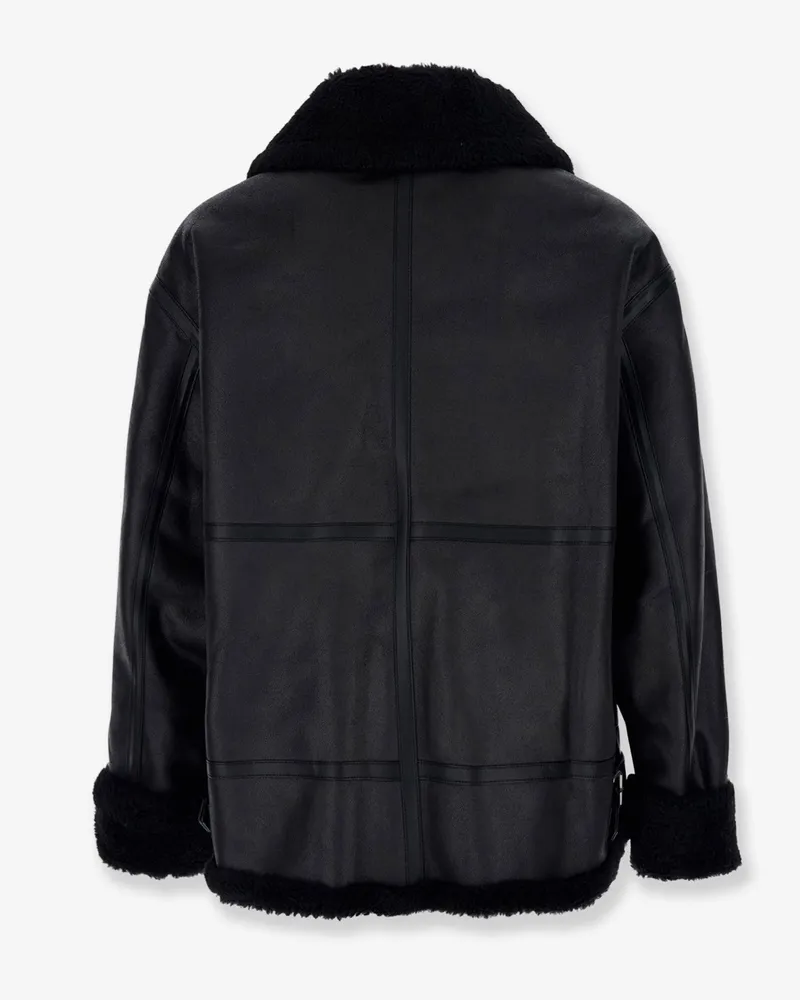 Dunst Unisex Eco-Shearling Jacket Black Black