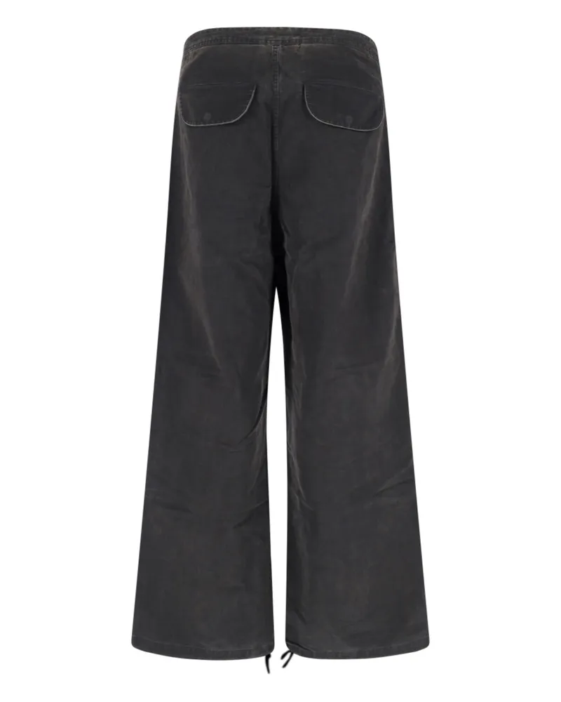 Entire Studios Men Trousers Black Organic Cotton Black