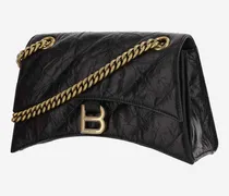 Hourglass Shoulder Bag — Black